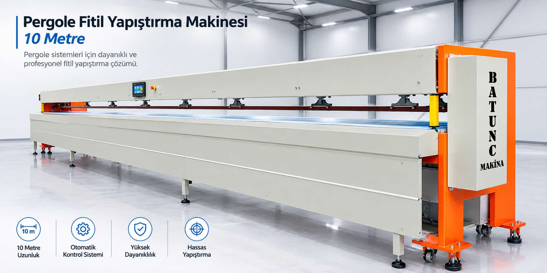 Pergole Fitil Yapıştırma Makinesi